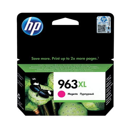 HP 963XL ORIGINAL INK CARTRIDGE HIGH YIELD MAGENTA 3JA28AE