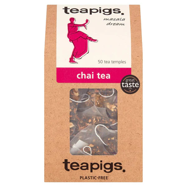 TEAPIGS CHAI TEA X 50 TEA TEMPLES