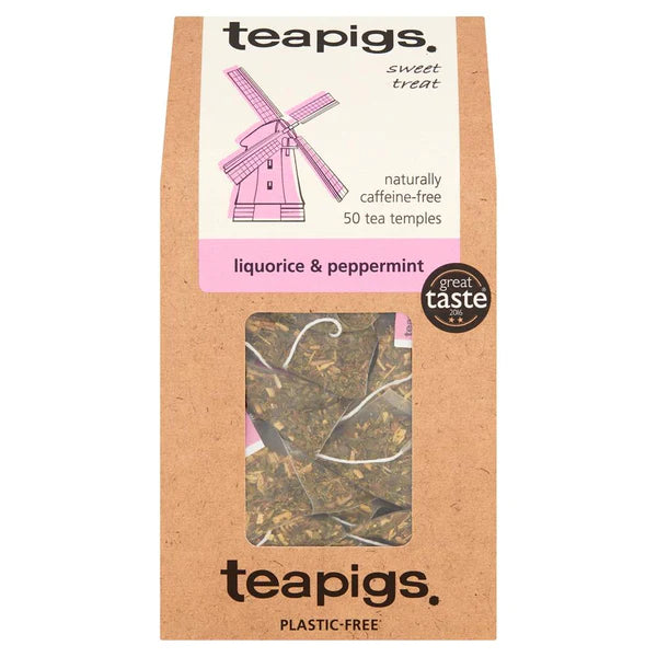 TEAPIGS LIQUORICE & MINT X 50 TEA TEMPLES