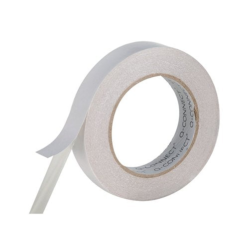 Q-CONNECT DOUBLE SIDED TISSUE TAPE 25MMX33M (PACK OF 6) KF02221