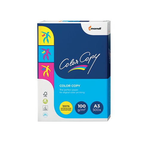 COLOR COPY A3 PAPER 100GSM WHITE (PACK OF 500) SNCC230100