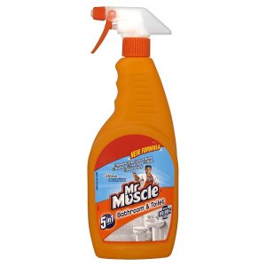 MR MUSCLE 5 IN 1 SPRAY BATHROOM & TOLIET CLEANER (750ml) x 6