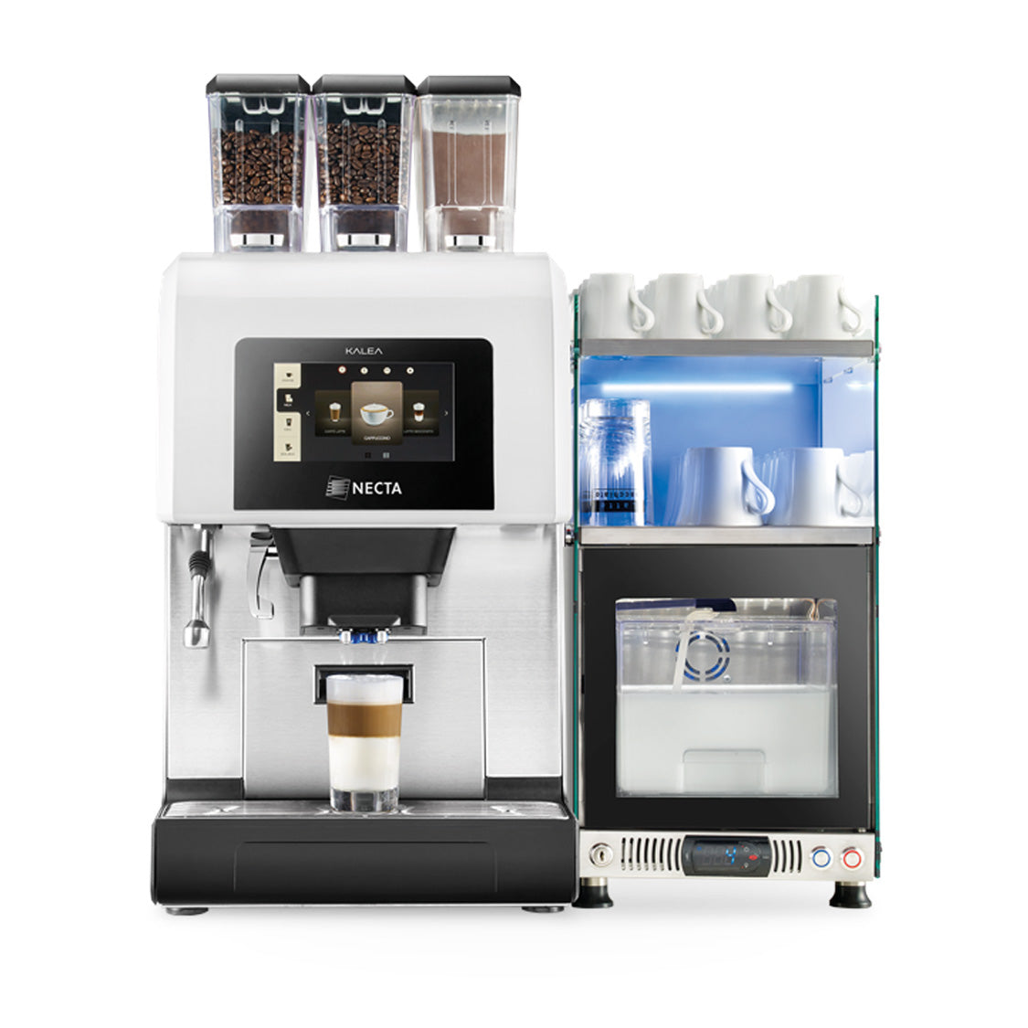 Necta Kalea with Combo Fridge and Cup Storage