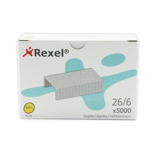 REXEL CHOICES NO 56 STAPLES 6MM (PACK OF 5000) 6025
