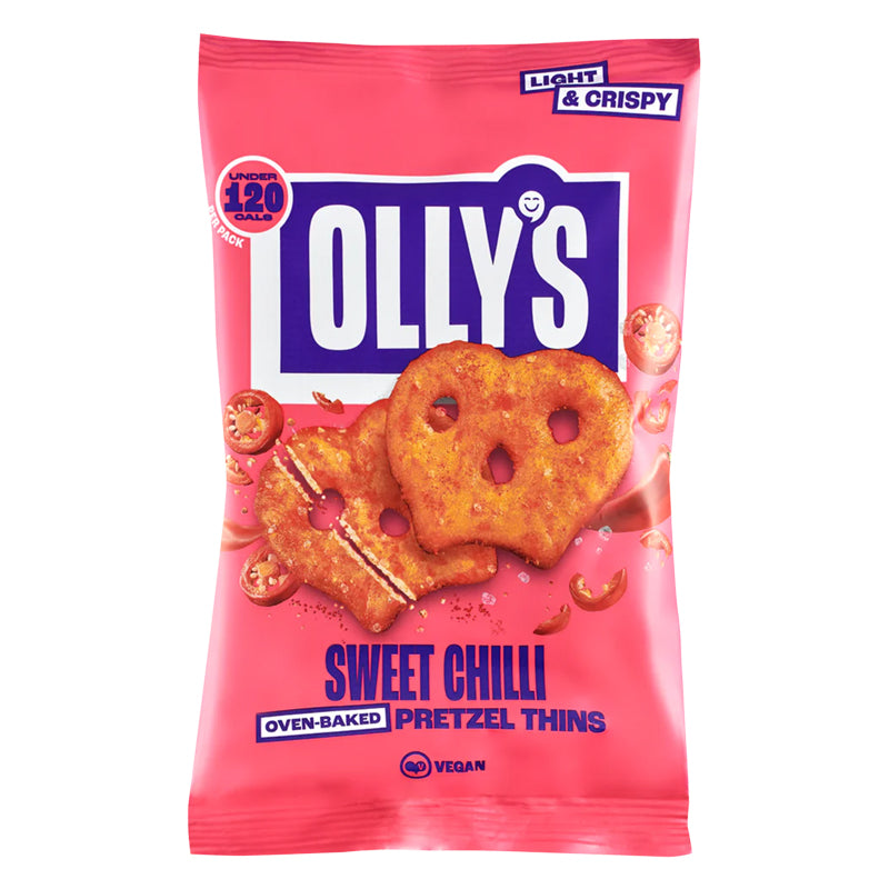 OLLY'S SWEET CHILLI PRETZEL THINS (35g) x 10