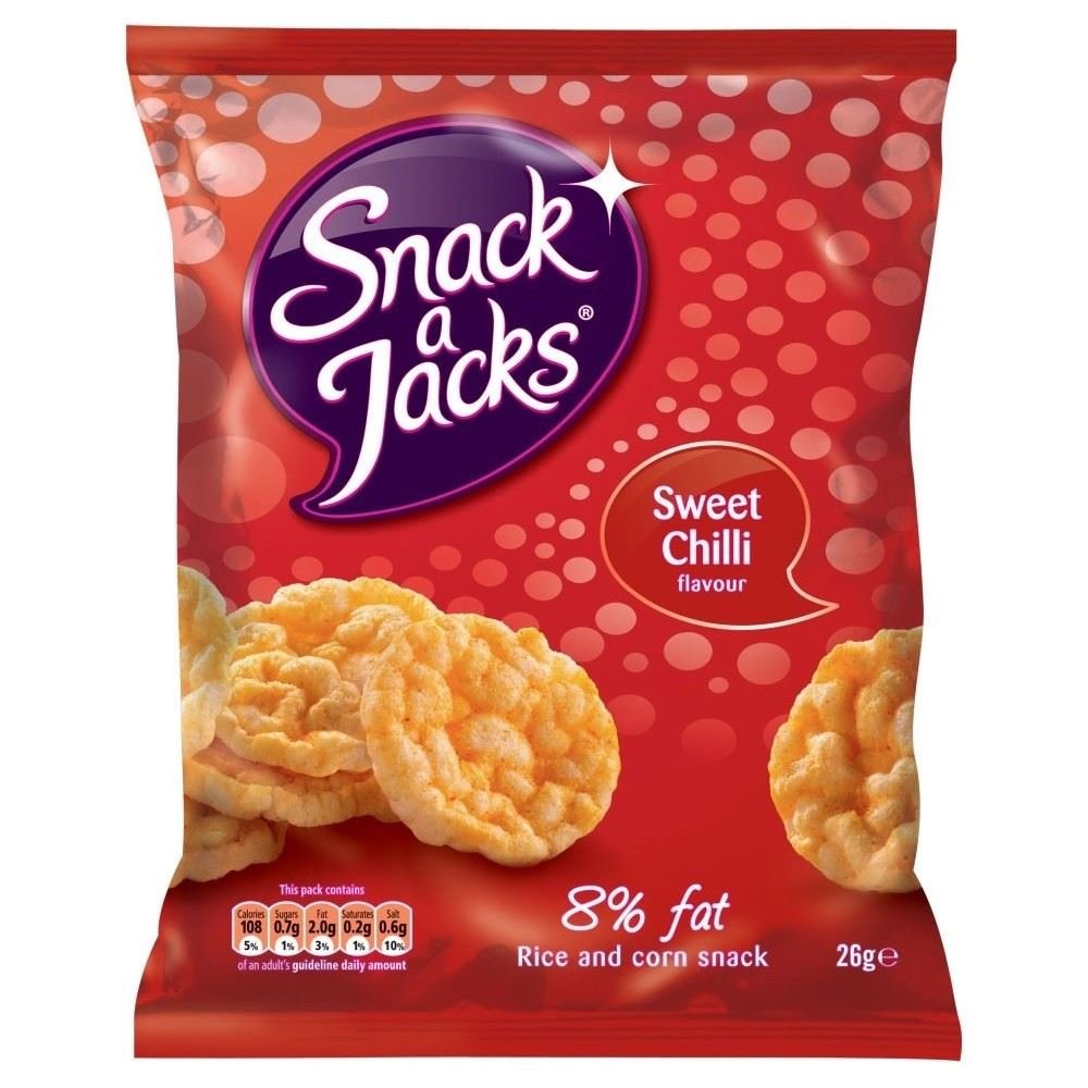 SNACK A JACKS SWEET CHILLI (23g) x 24