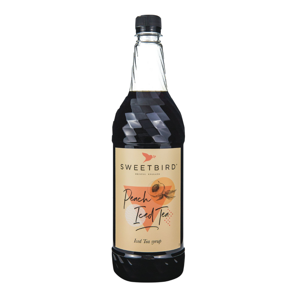 Sweetbirds Peach Iced Tea Syrup - (1 litre) x 6