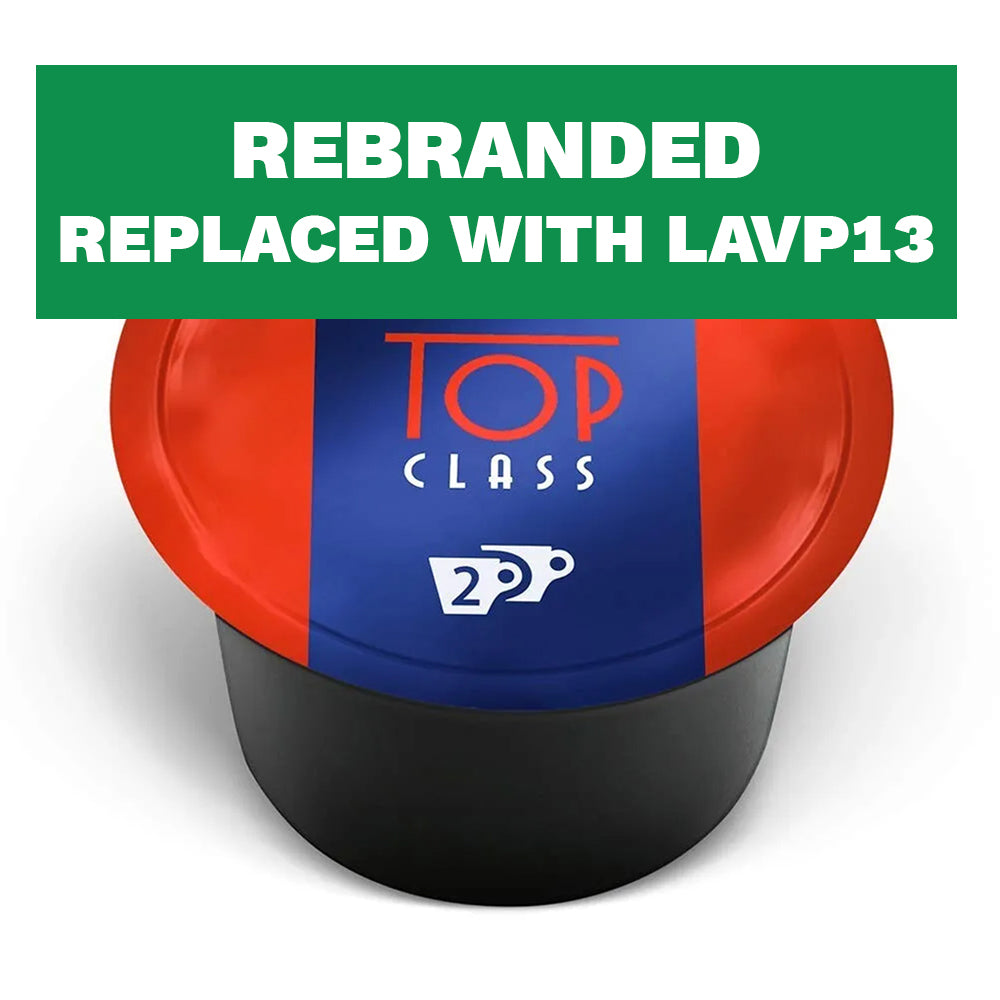 REBRANDED, REPLACED WITH SKU: LAVP13 - Lavazza BLUE Top Class Double Capsules (100 capsules)