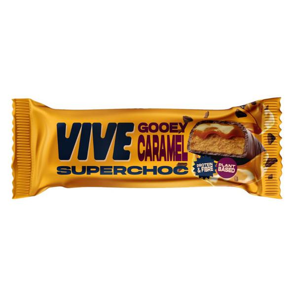 VIVE SUPERCHOC GOOEY CARAMEL BARS (40g) x 12