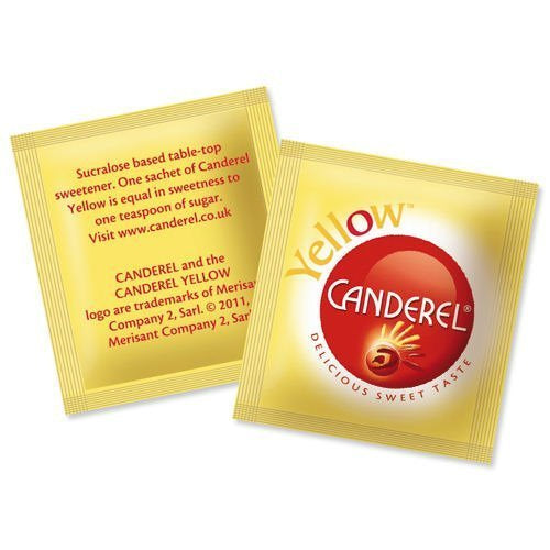 CANDEREL YELLOW LOW CALORIE SWEETENER TABLET SACHETS x 1000