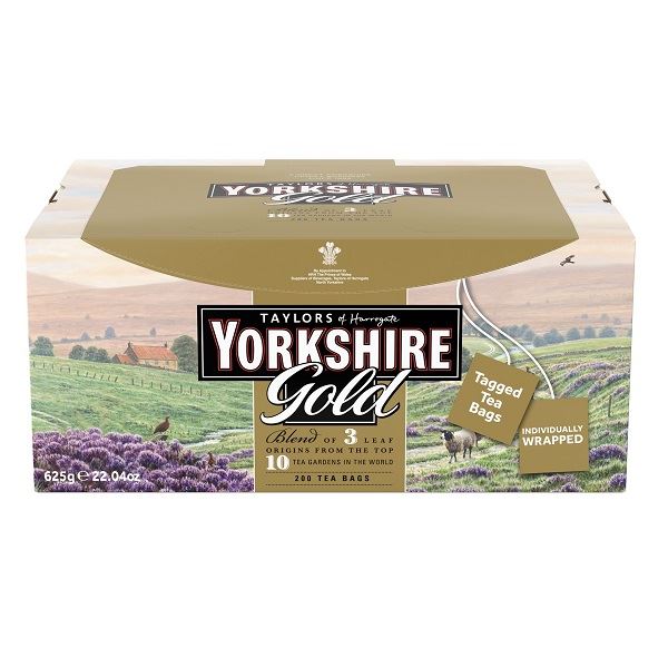 YORKSHIRE GOLD ENVELOPED & TAGGED (200 bags)