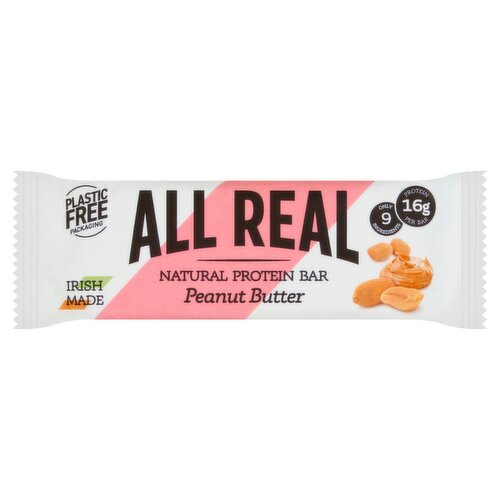 ALL REAL PEANUT BUTTER PROTEIN BARS (50g) x 12