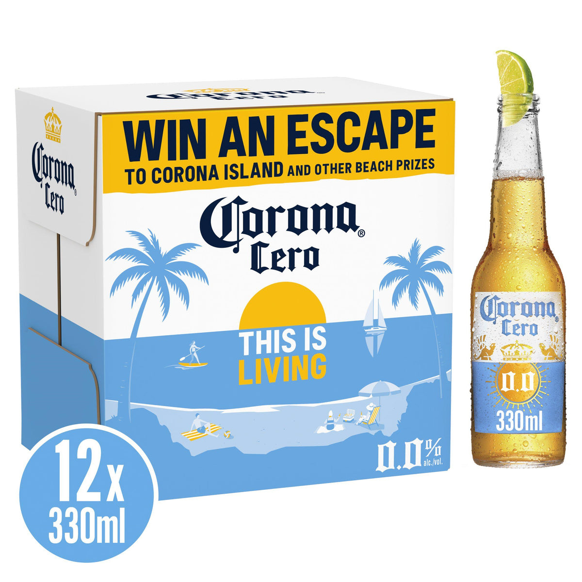 CORONA CERO 0.0% ALCOHOL FREE BEER (330ml) x 12