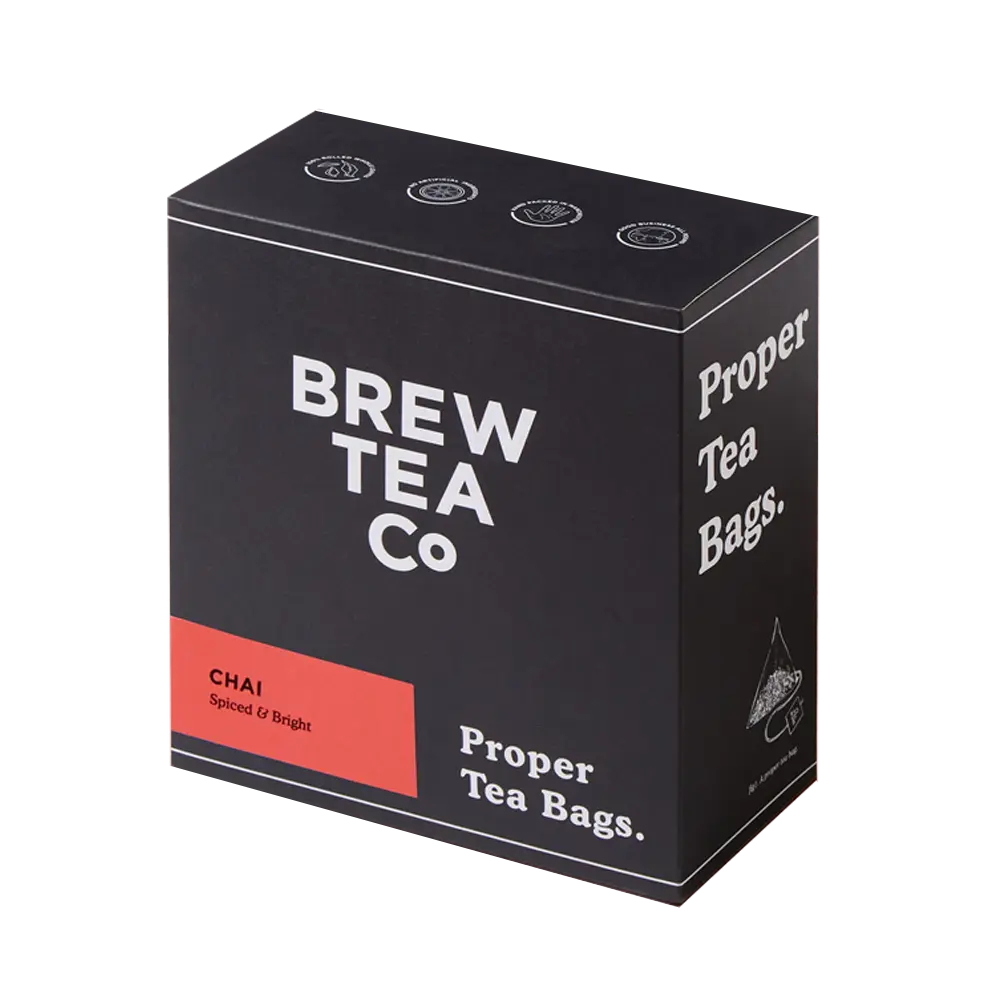 BREW TEA INDIVIDUALLY WRAPPED & ENVELOPED CHAI TEA x 100