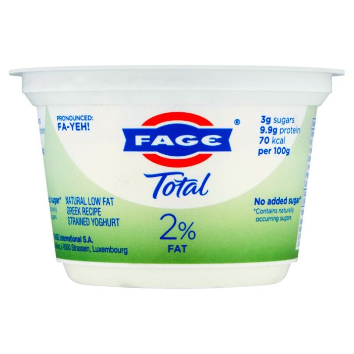 FAGE TOTAL 2% YOGHURTS (150g) x 6