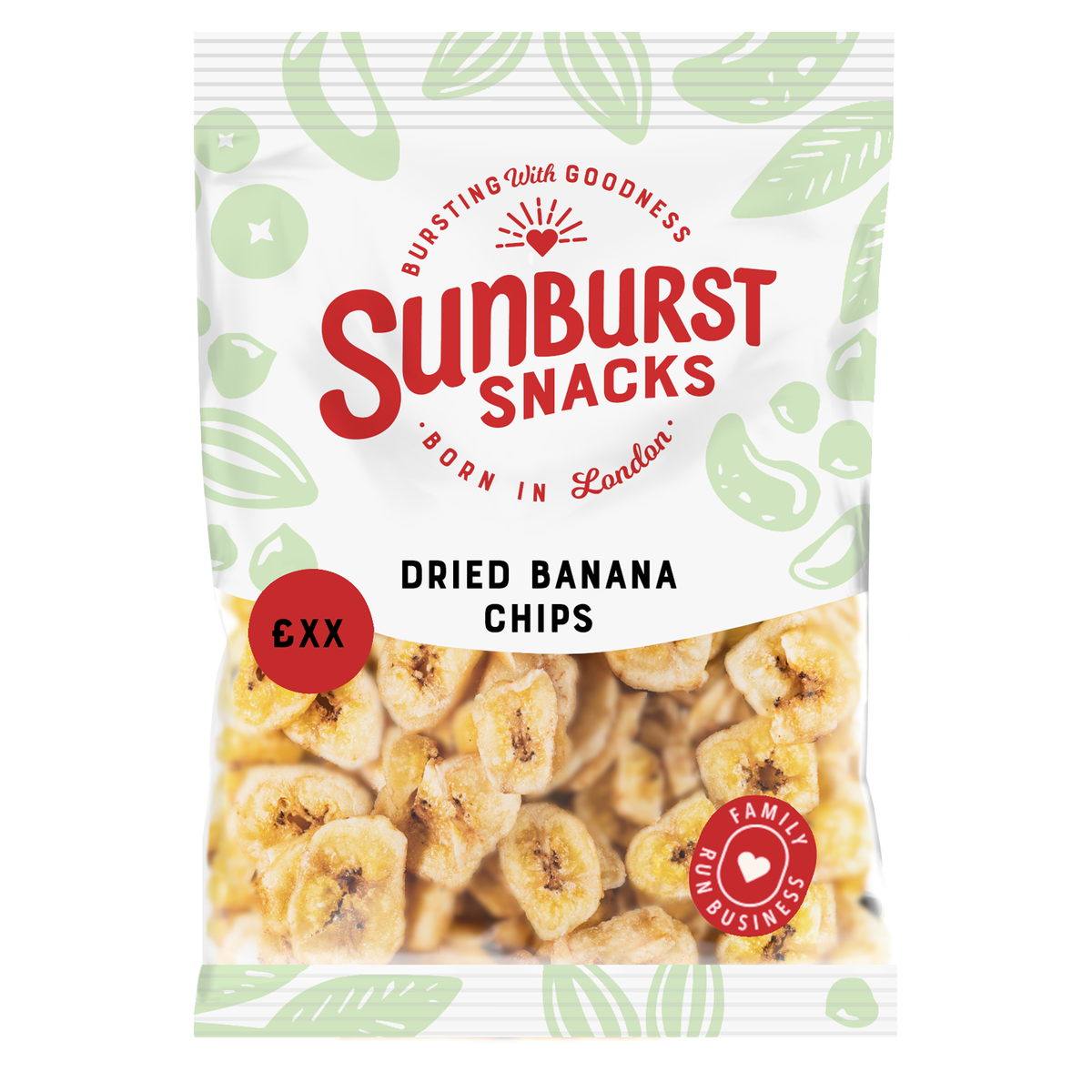 SUNBURST BANANA CHIPS (120g) x 10