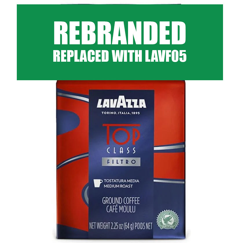 REBRANDED, REPLACED WITH SKU: LAVF05 - Lavazza Top Class Filter Coffee (64g) x 30