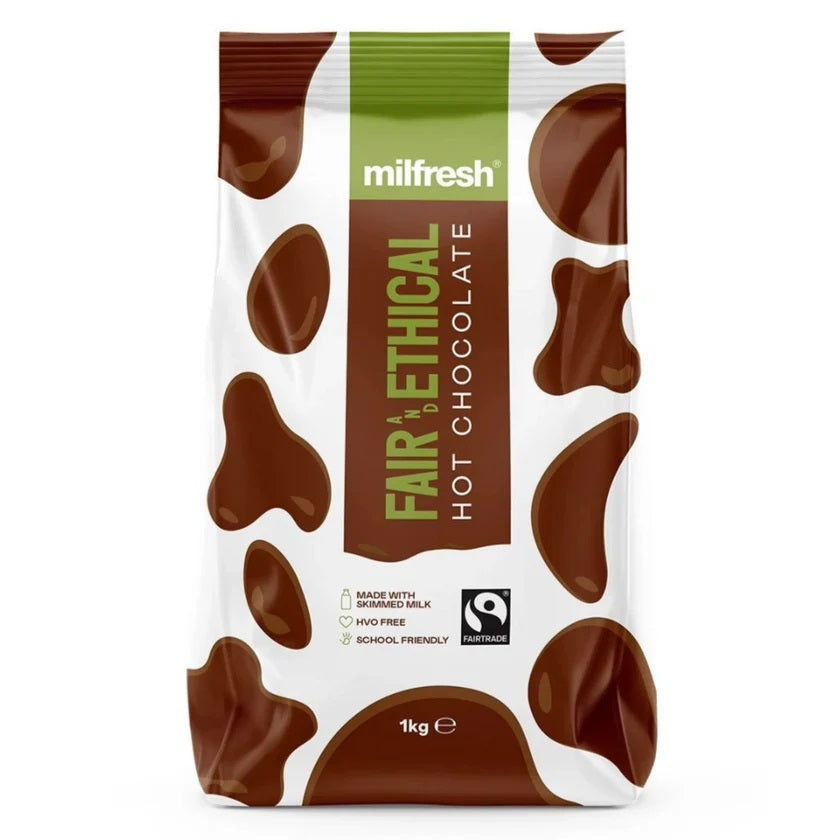 MILFRESH FAIR&ETHICAL VENDING HOT CHOC (1kg) x 10