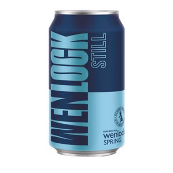 WENLOCK SPRING STILL WATER CANS (330ml) x 24