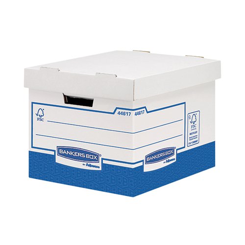 FELLOWES BASICS HEAVY DUTY STORAGE BOX STANDARD (PACK OF 10) BB72105