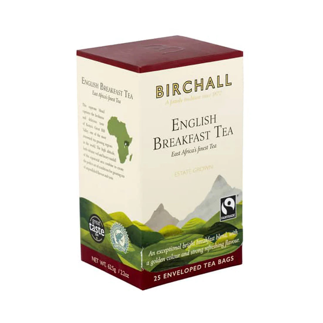 Birchall Tea Enveloped English Breakfast Tea Bags x 25