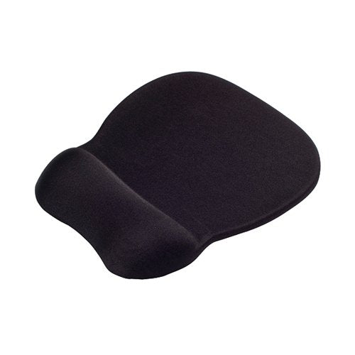 CONTOUR ERGONOMICS MEMORY FOAM MOUSE MAT WRISTREST BLACK CE77698