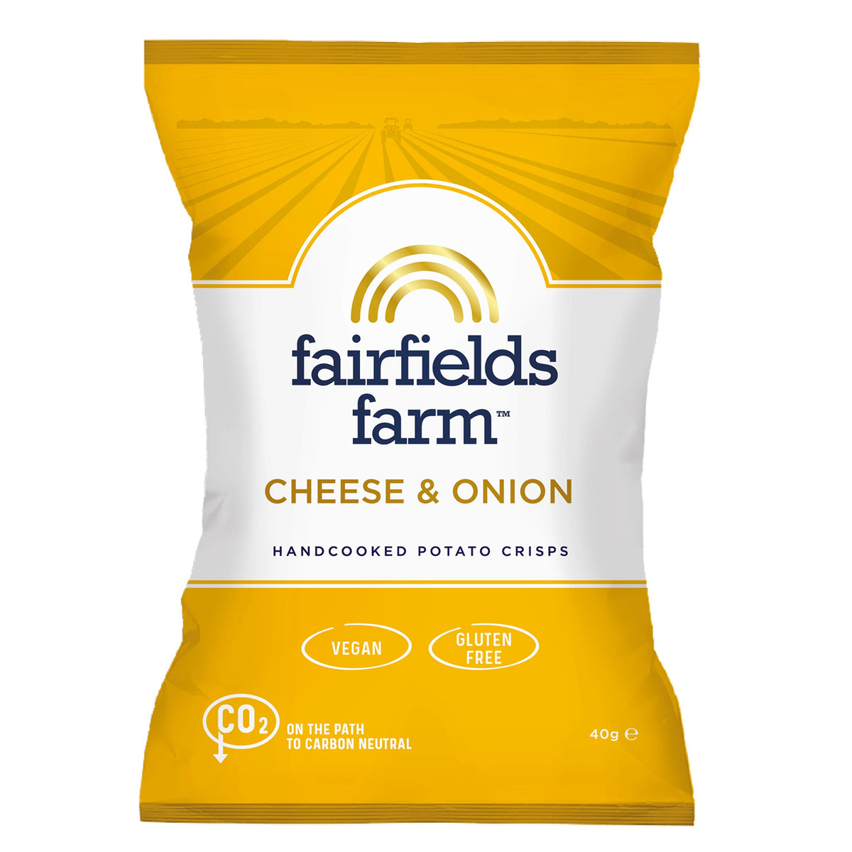FAIRFIELDS FARM CRISPS CHEESE & ONION (40g) x 36