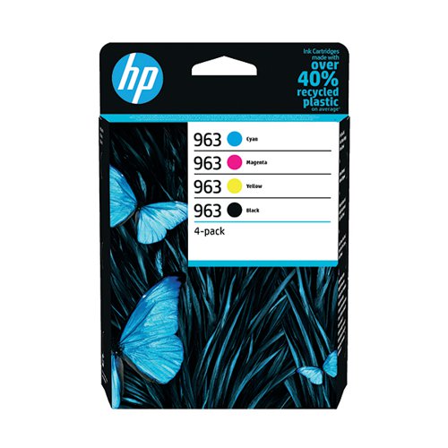 HP 963 ORIGINAL INK CARTRIDGE 10.74/10.77/10.7/24.09-ML CMYK