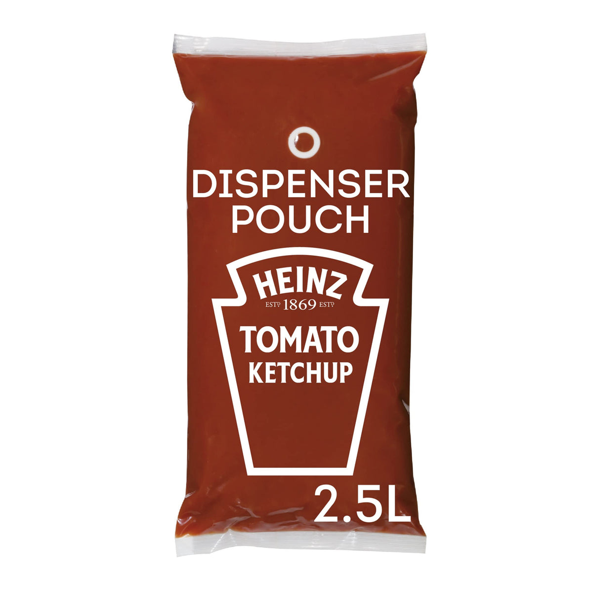 HEINZ TOMATO KETCHUP DISPENSER POUCHES (2.5 litres) x 3