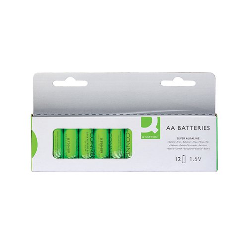 Q-CONNECT AA ALKALINE BATTERIES (PACK OF 12) KF00644