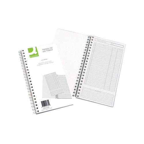 Q-CONNECT WIREBOUND THINGS TO DO TODAY BOOK 150X280MM KF01339