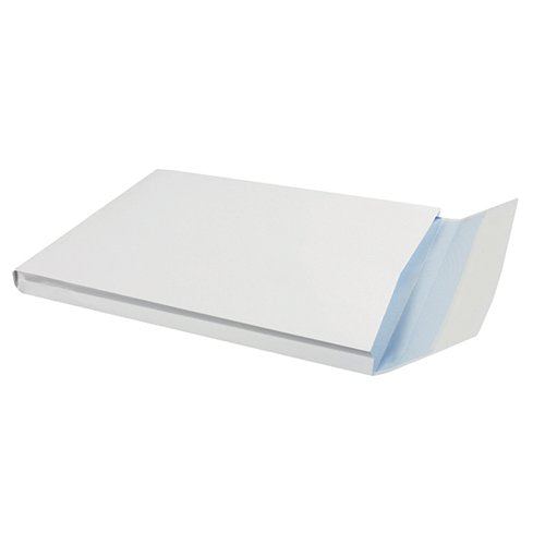 Q-CONNECT C4 ENVELOPES WINDOW GUSSET PEEL AND SEAL 120GSM WHITE (125 PACK) KF02891