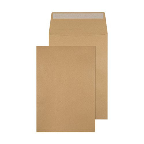 Q-CONNECT ENVELOPE GUSSET 324X229X25MM PEEL AND SEAL 120GSM MANILLA (PACK OF 100) KF3527