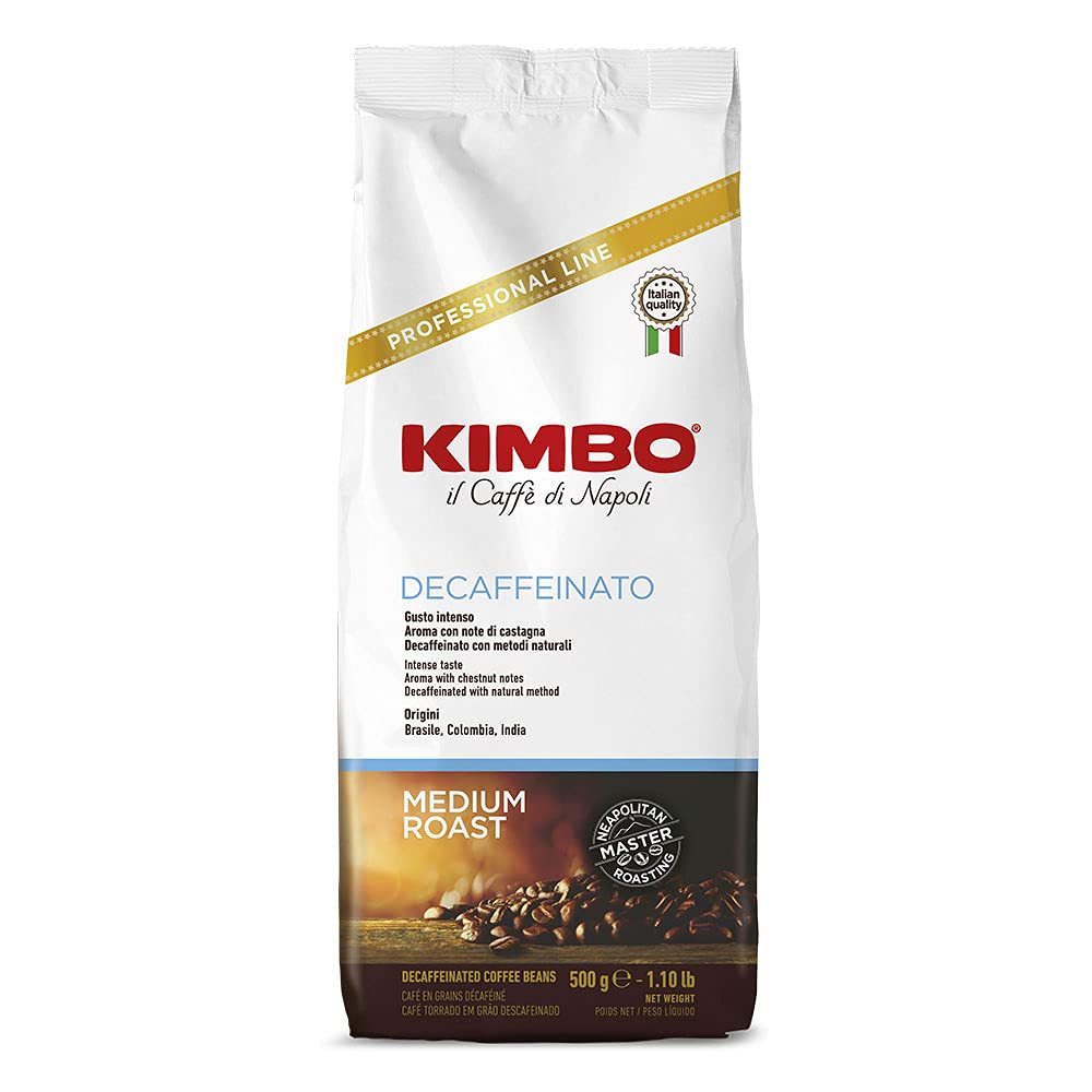 Kimbo Decaffeinated Beans (500g) x 12