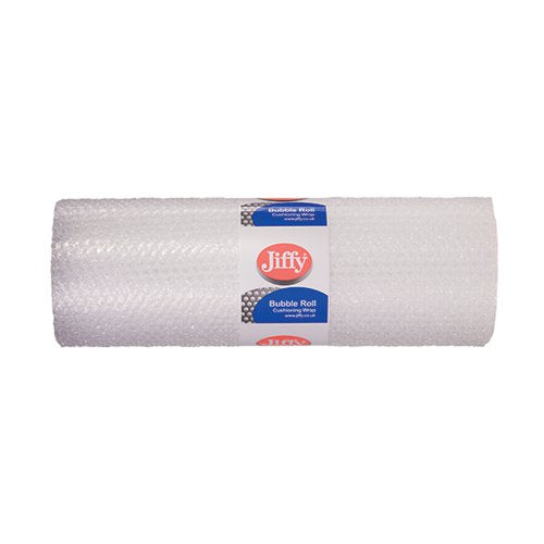 JIFFY BUBBLE FILM ROLL 500MMX10M CLEAR BROC37737