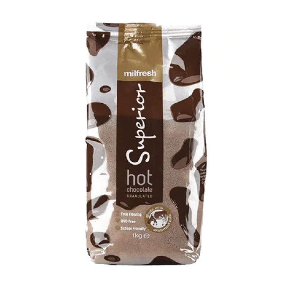 Milfresh Superior Hot Chocolate (1kg) x 10 – Greenworks Coffee