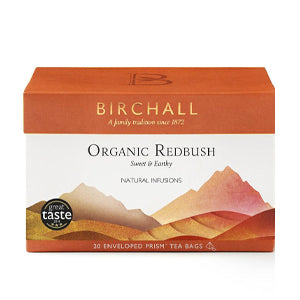 Birchall Tea Organic Redbush Enveloped Prism Tea Bags x 20