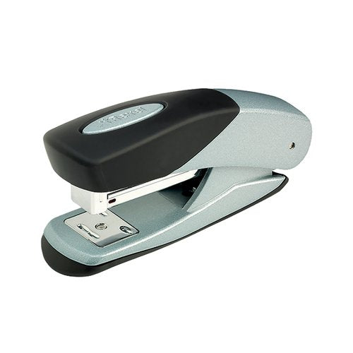 REXEL MATADOR HALF STRIP STAPLER 25 SHEET BLACK/SILVER 2100003