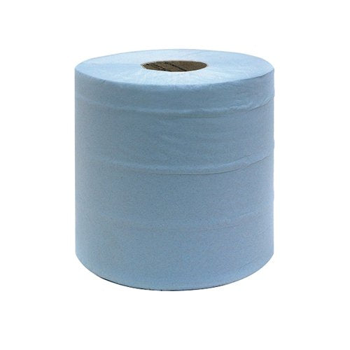 BLUE CENTREFEED ROLL 2-PLY 150M (PACK OF 6)