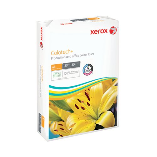 XEROX COLOTECH+ A4 PAPER 120GSM REAM WHITE (PACK OF 500) 003R99009